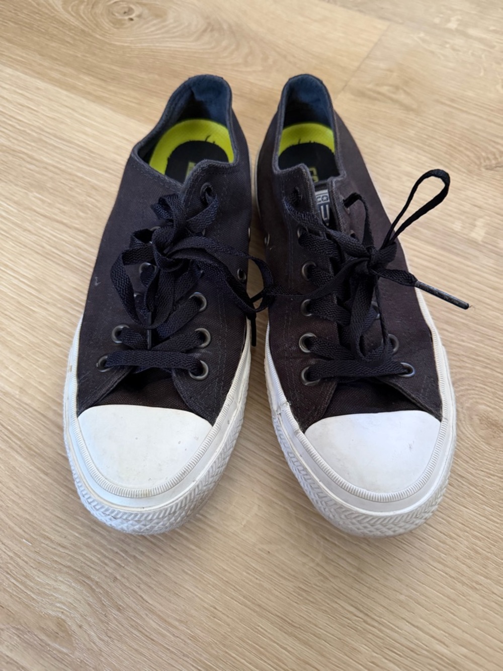 Men's Black Jack Purcell Converse Low-Top Sneakers with White Toe